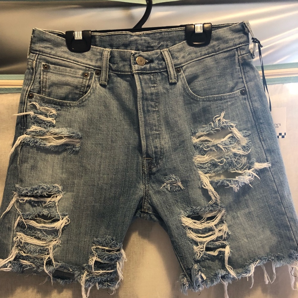 Denim shorts